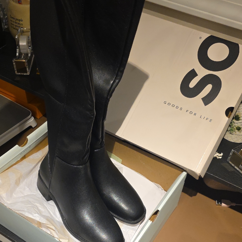 Black Heeled Boots